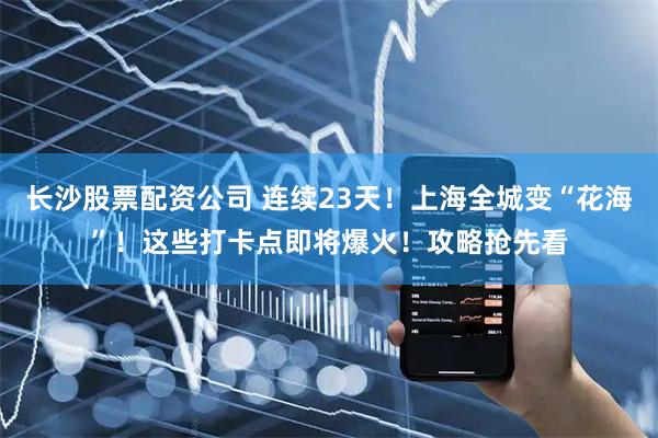 长沙股票配资公司 连续23天！上海全城变“花海”！这些打卡点即将爆火！攻略抢先看